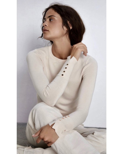 بافت دکمه دار یقه اسکی اعلا ZARA